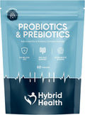 Probiotic & Prebiotics Complex | 60 Capsules | 100 Billion CFU | Advanced Strength Probiotics with 20 Diverse Strains | Pre & Probiotics for Women and Men
